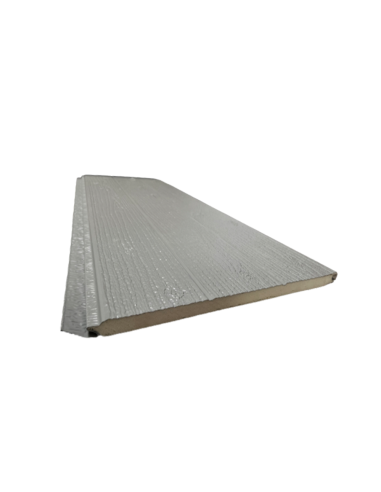 Revestimiento Siding Metálico Madera Gris 5.80m x 38.3cm